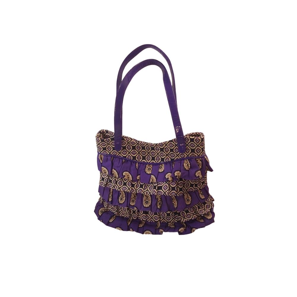 Vera Bradley Vera Bradley Simply Violet Bag Purple 9.5" x 9" x 3" 2010